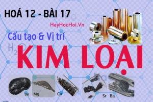 Cấu tạo của Kim loại và vị trí của Kim loại trong bảng HTTH - hoá 12 bài 17